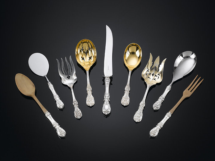 Tiffany Flatware, collection of M.S. Rau Antiques